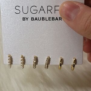 Baublebar sugar fix 3 pack small hoop earrings